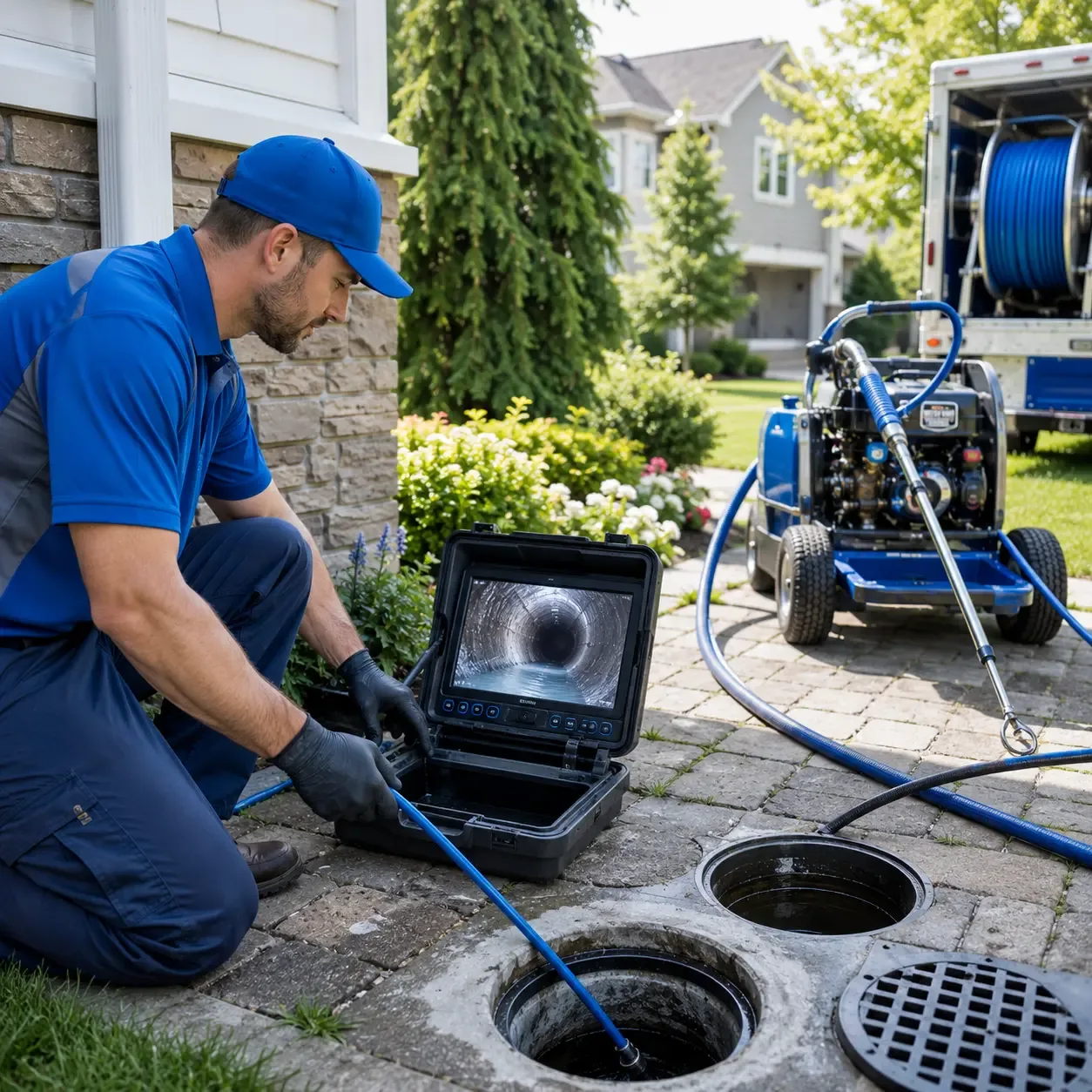 Outdoor drain cleaning professionals serving Liverpool, TX