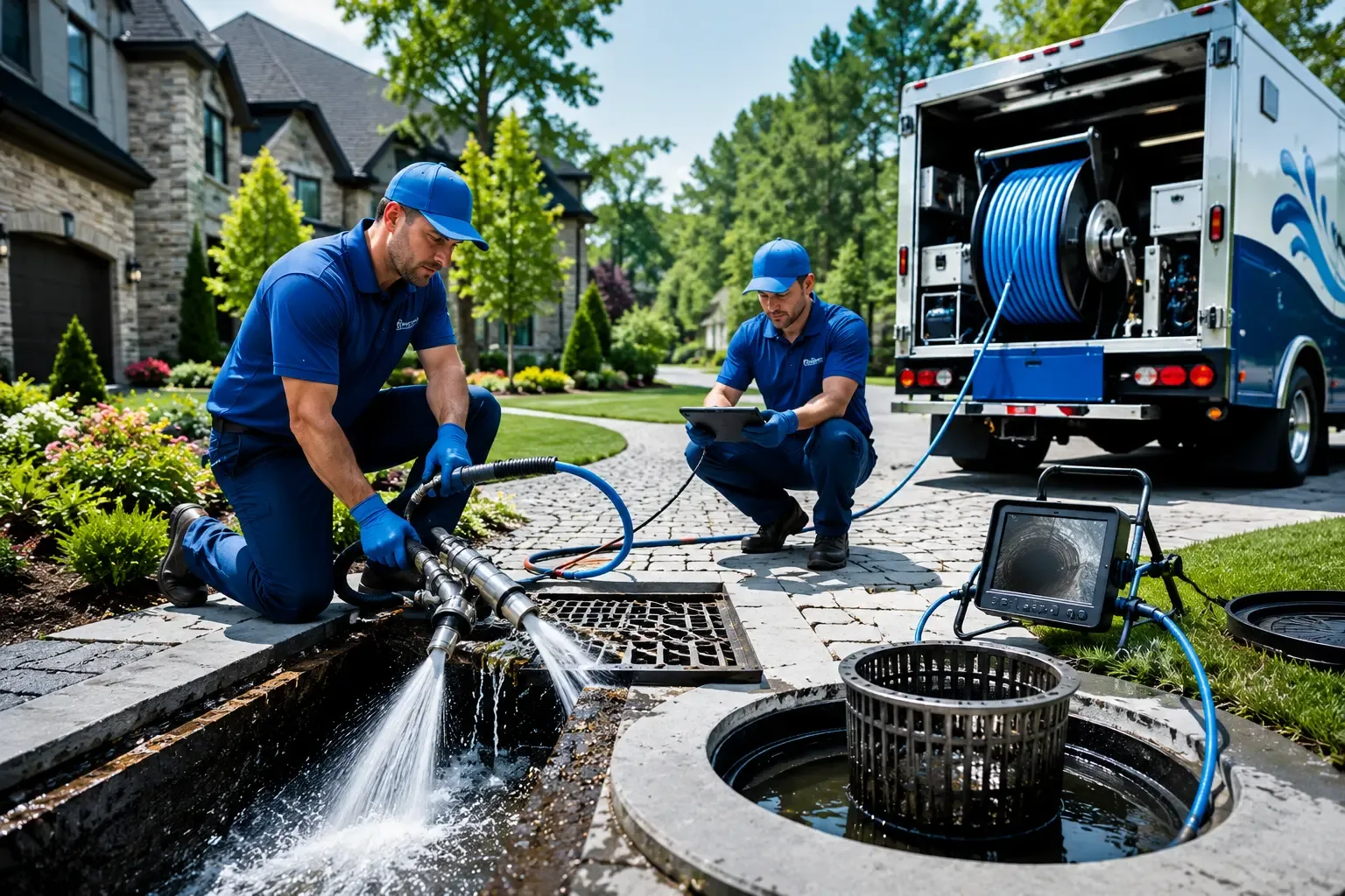 Local outdoor drain cleaning professionals in Liverpool, TX